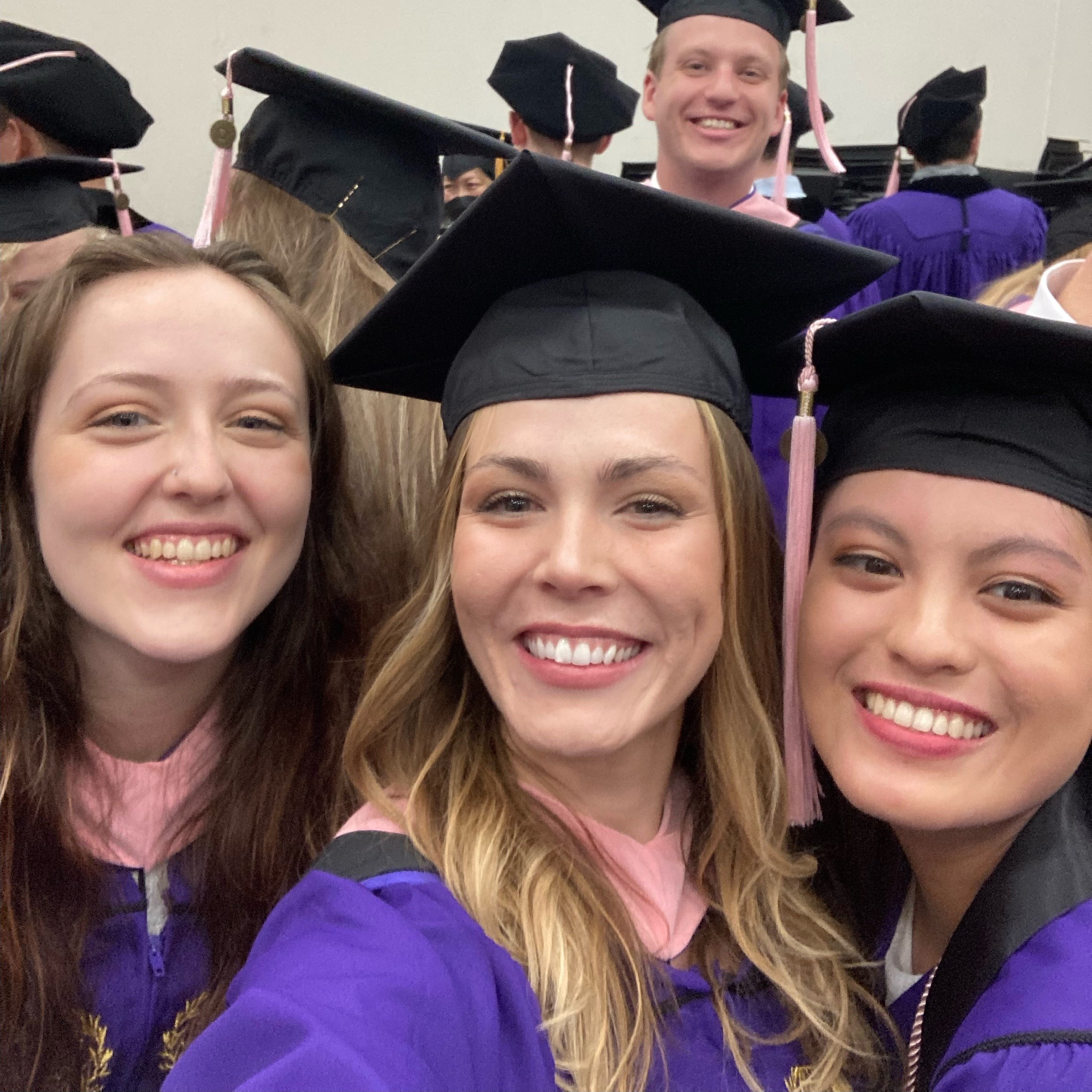 Some of the class of 2022 violist at convocation.